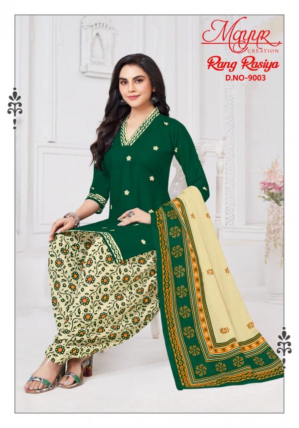 Mayur Rang Rasiya Vol-09 – Dress Material